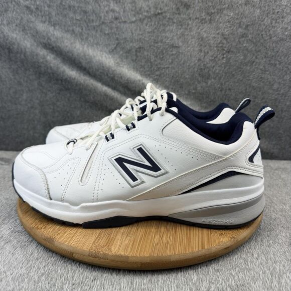 New Balance 608 Shoes Mens Size 12 4E White Leather Walking Sneakers MX608WN5 main image 5